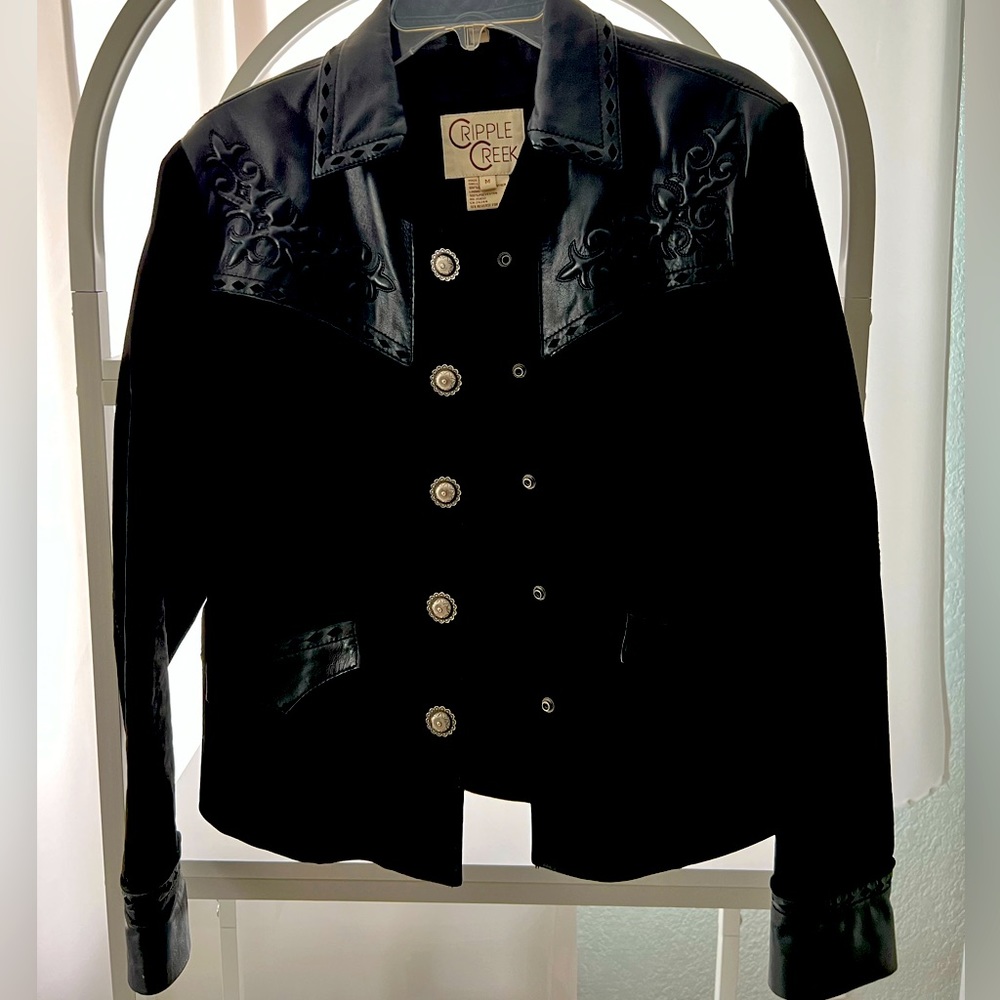 Cripple creek leather jacket